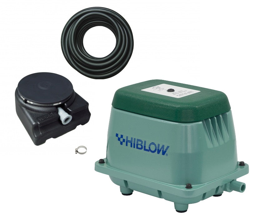 Hiblow Air Pump Kits with Matala Diffusers - Practical Garden Ponds
