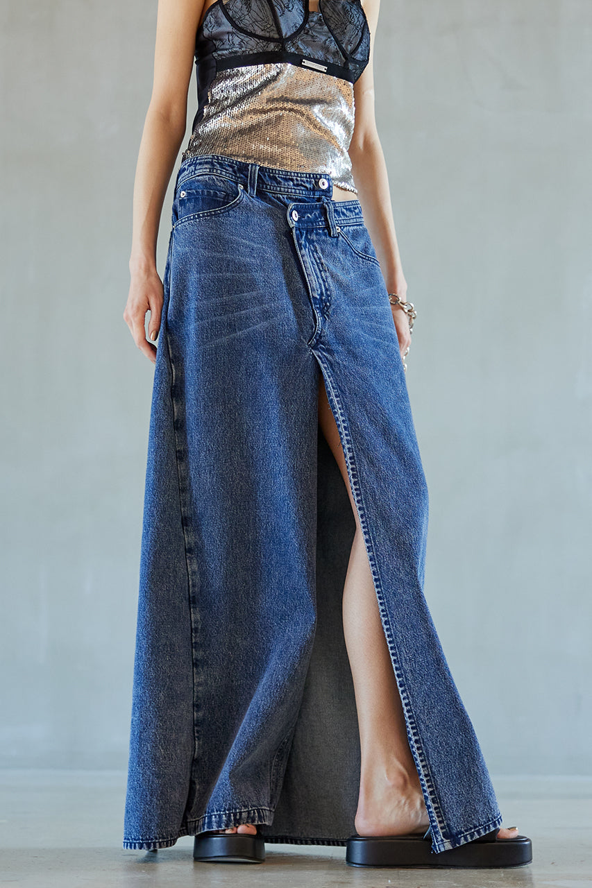 Twisted Layered Denim