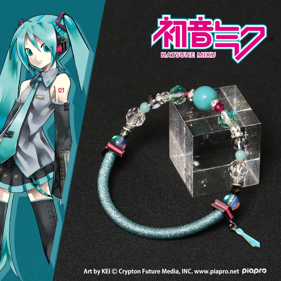 初音ミク』たちバーチャル・シンガーをイメージした天然石ブレスレット