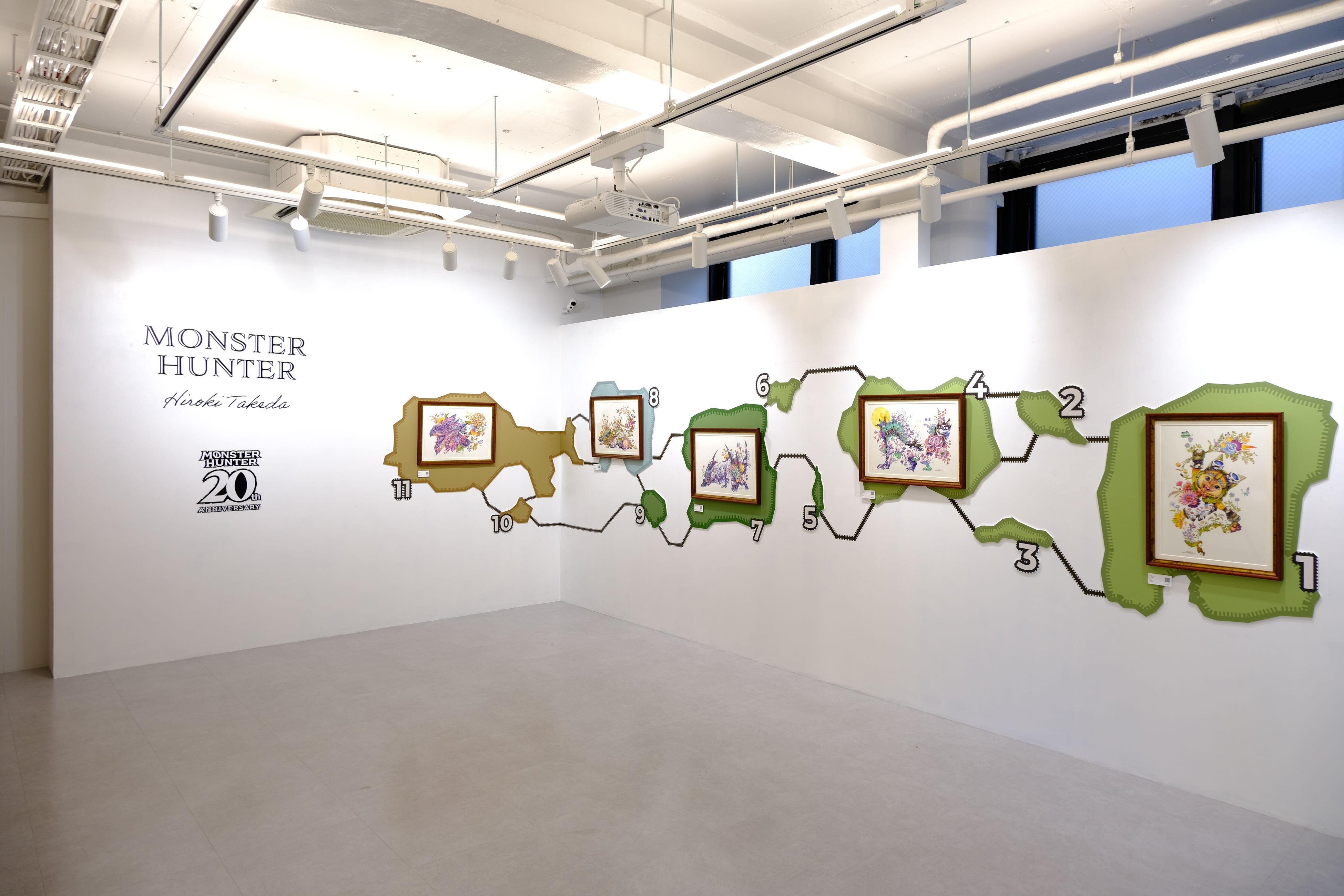 タケダヒロキ×モンスターハンター20周年記念コラボ「花竜の息吹展」未