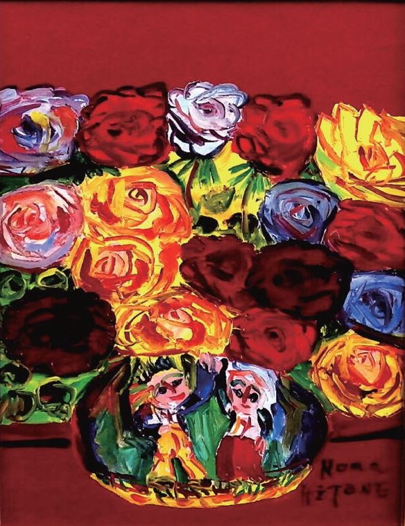 ばら 薔薇 バラ の絵画展