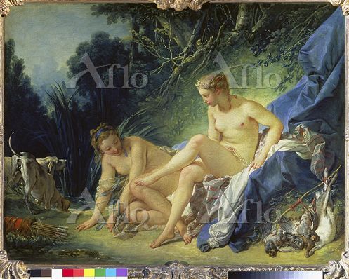 フランソワ・ブーシェ 「ディアナの水浴」 [947601]のアート作品 - アフロ