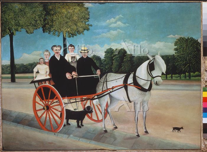 アンリ・ルソー 「ジュニエ爺さんの二輪馬車」 [944029]のアート作品
