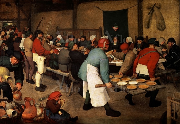 ピーテル・ブリューゲル 1世 「農民の婚宴」 [70734]のアート作品 - アフロ