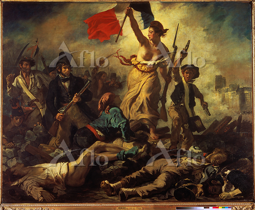 ドラクロワ「民衆を導く自由の女神」 [944127]のアート作品 - アフロ