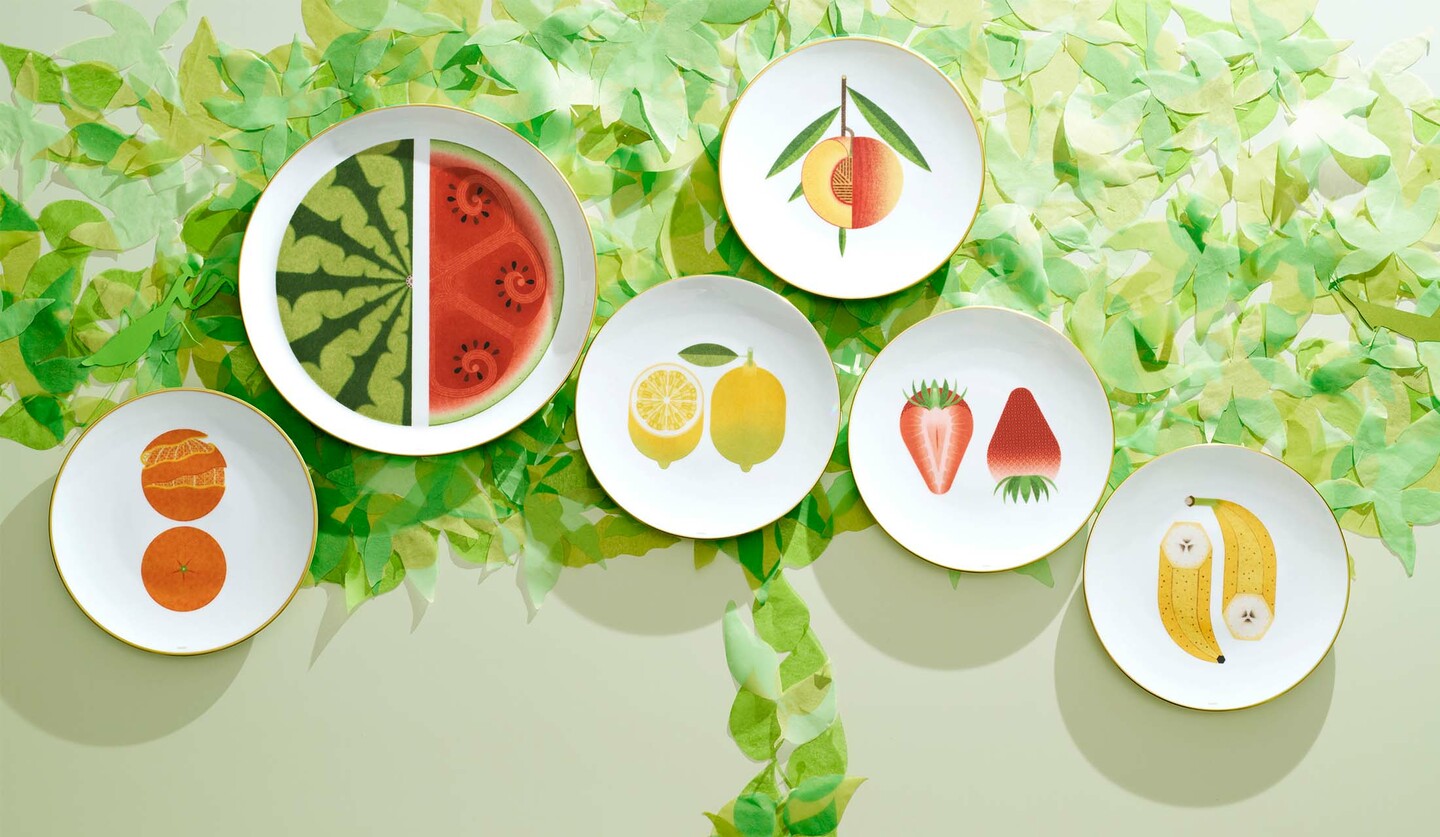 エルメスの『カオルミ』プレートで、食卓にフレッシュなときめきを