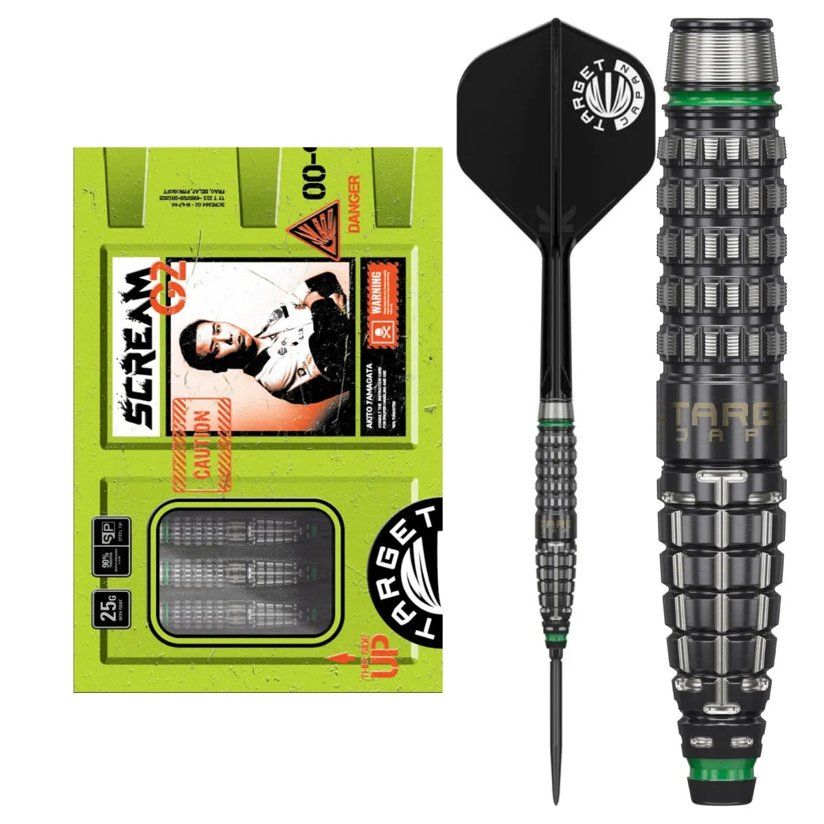 Target Japan Akito Yamagata Scream G2 90% Tungsten Steel Tip Darts