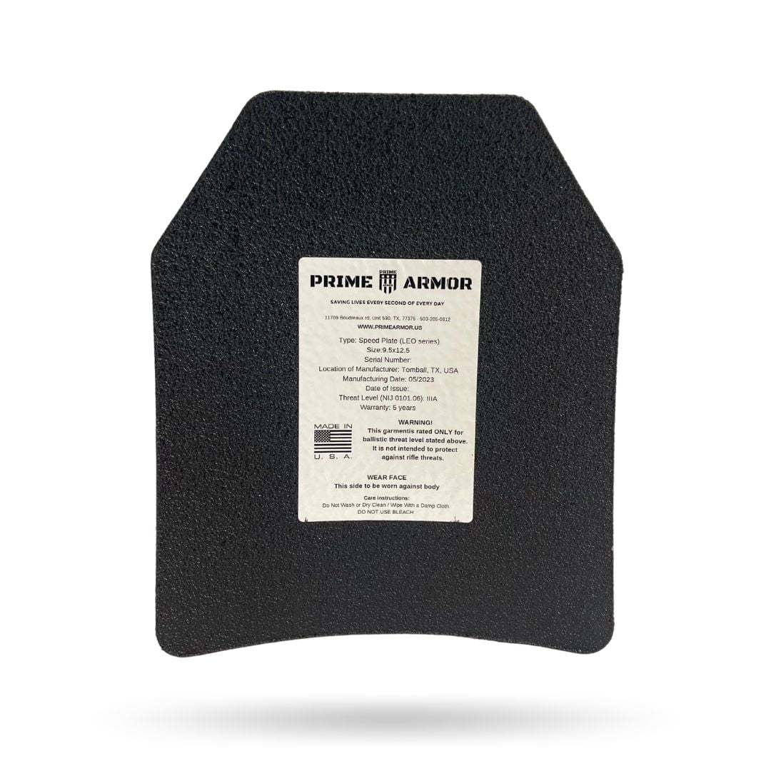 Prime Armor NIJ IIIA Speed Plate - PRIME ARMOR
