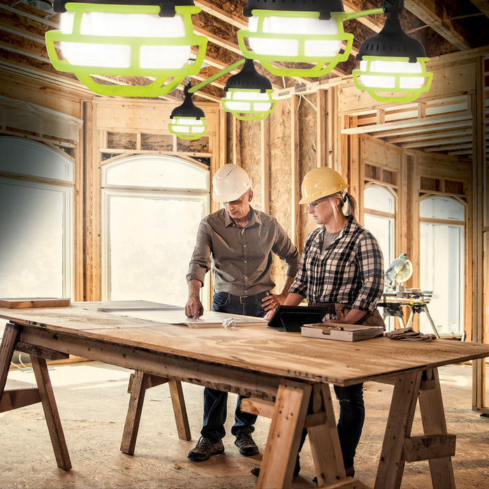 Flexzilla 5-Bulb 8000 Lumen 50ft 18/3 SJTW Light String — Prime