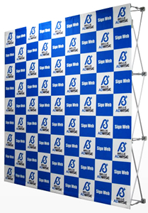 収納式・大型布製バックボード】ウォーリー3 （2260mm × 3000mm × 300mm）