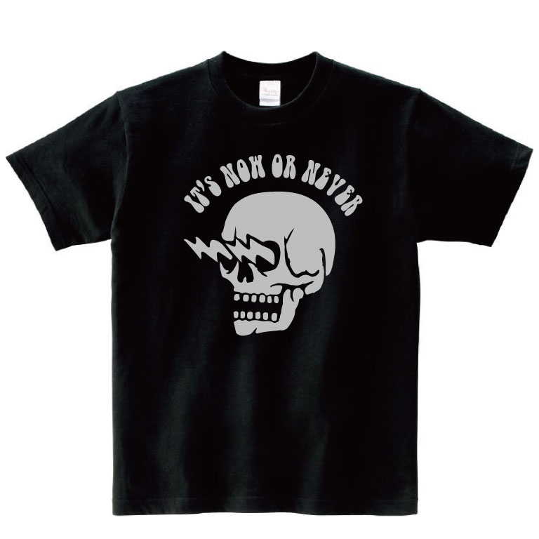 D-326：ポップなスカル（骸骨）デザイン ｜ クラスTシャツ・オリジナル