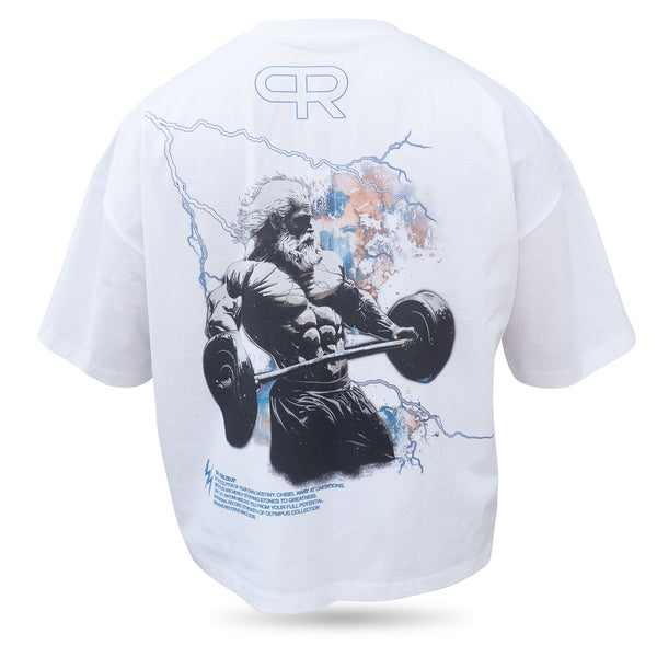 Oversize Olympus T shirts - Zeus - White – PR Lifestyle