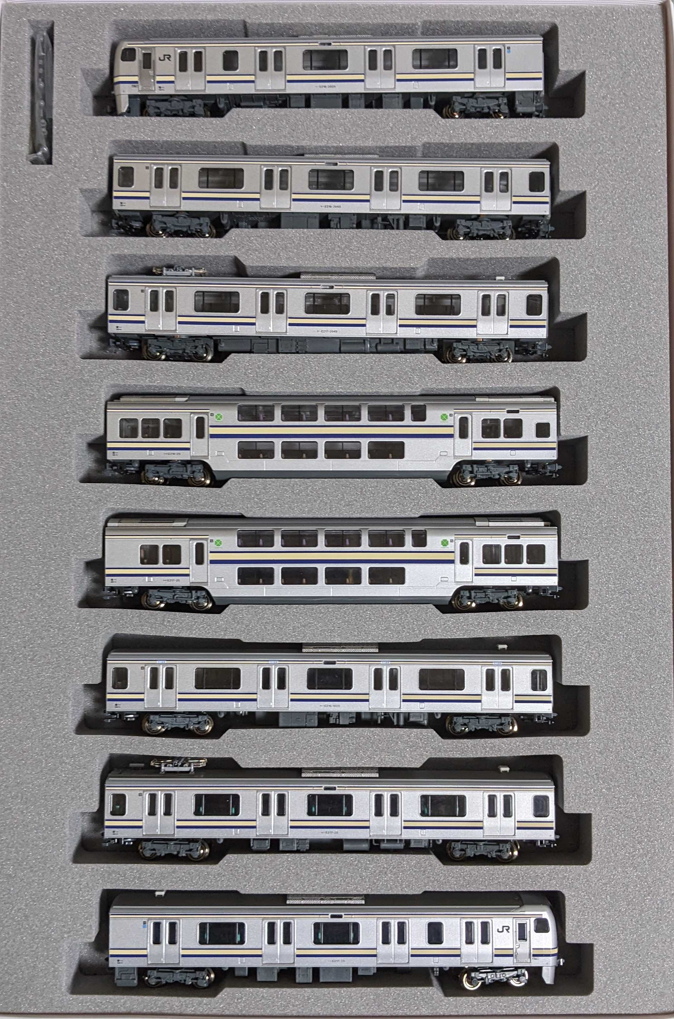 🟣所属車両 KATO 10-495/496 E217系 横須賀線•総武線 8両/3両 - 竹ノ塚