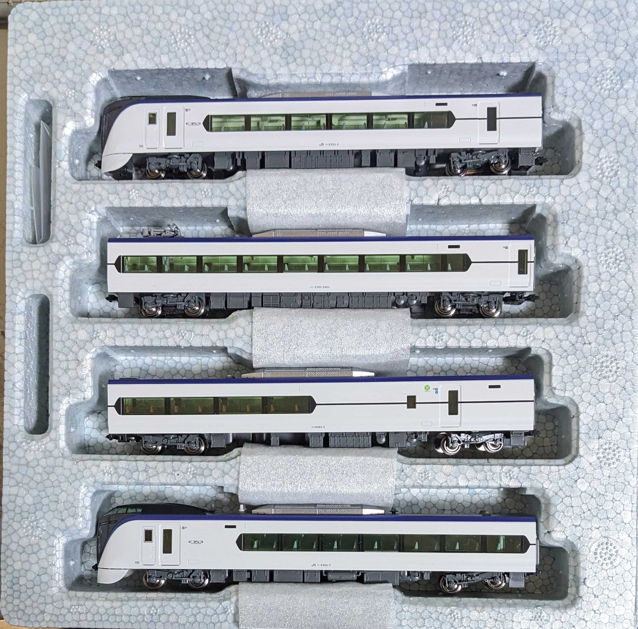 🔴入線 kato 10-1834 E353 特急[あずさ•かいじ] 基本編成ｾｯﾄ - 竹ノ塚