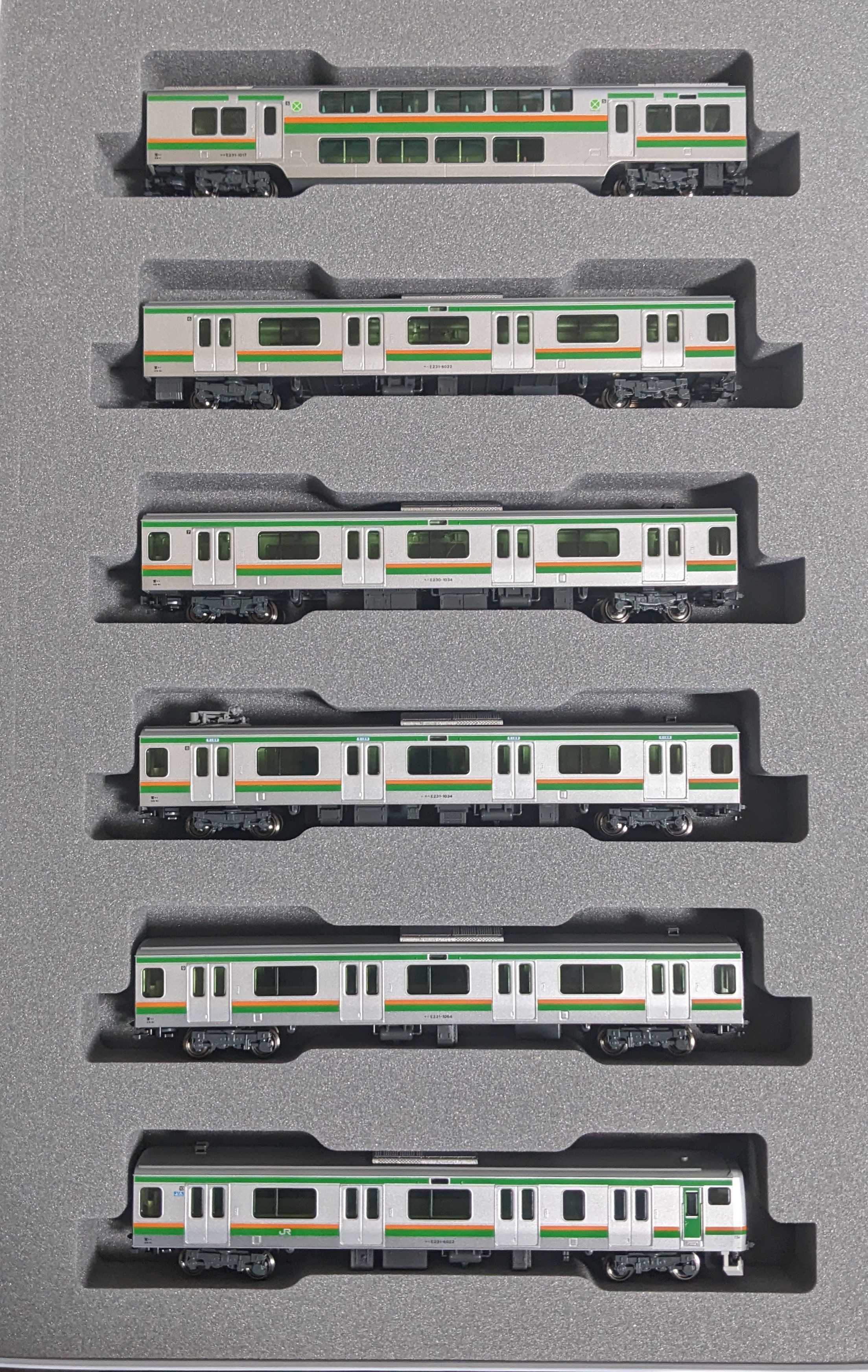 🔴入線 KATO 10-2001 E231系1000番台 U522編成（小山車両センター