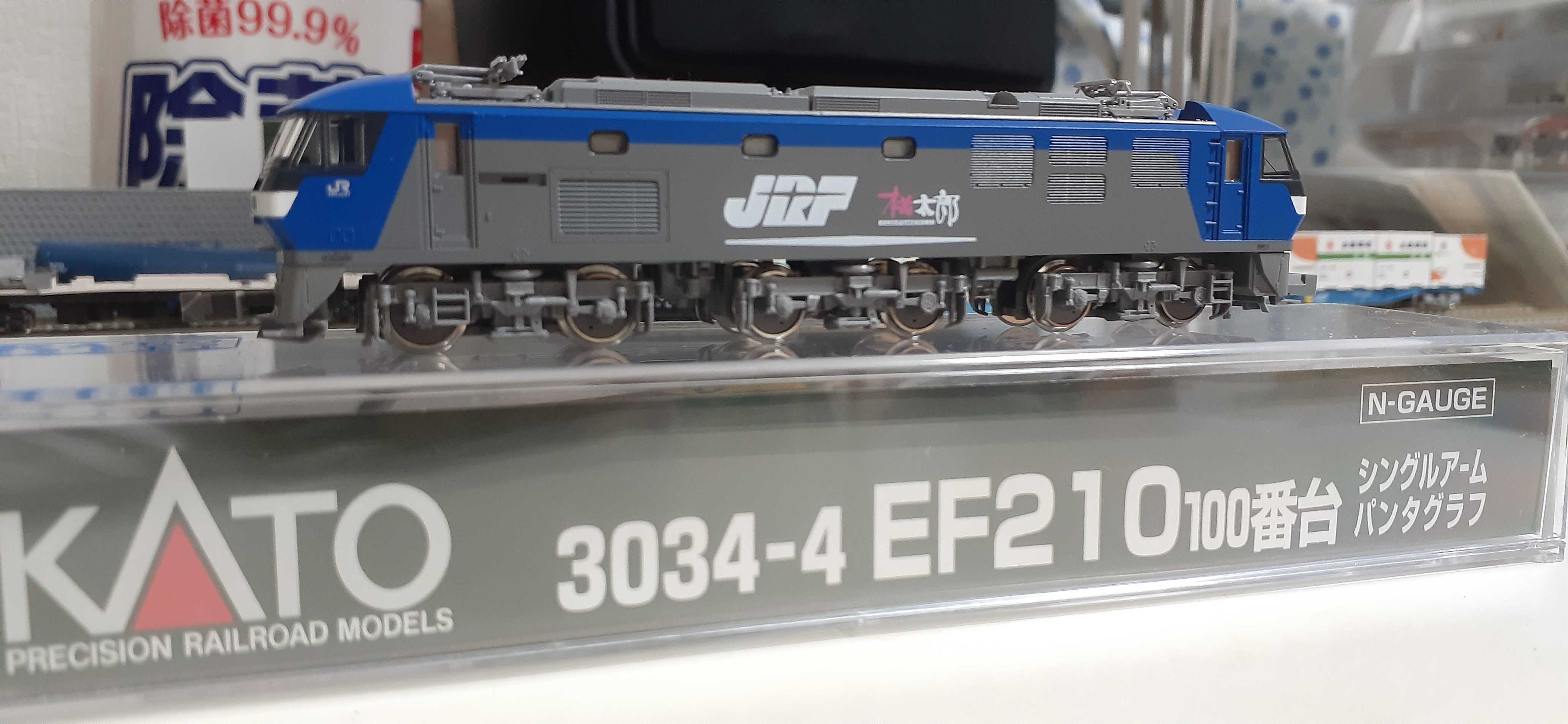 🔴🔵Kato 3034-4 EF210 100番台ｼﾝｸﾞﾙｱｰﾑﾊﾟﾝﾀｸﾞﾗﾌ - 竹ノ塚総合車両