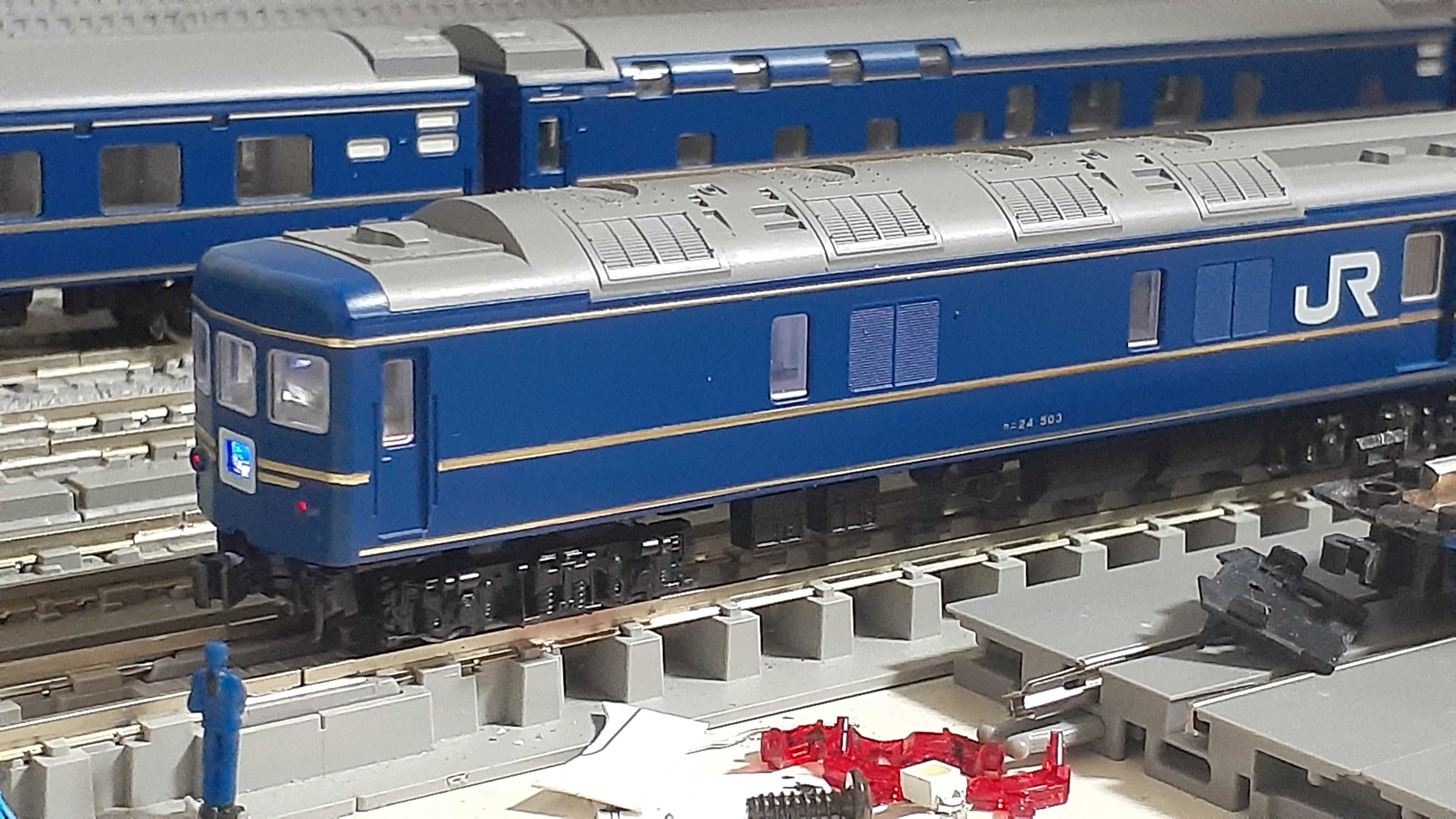 🔵💡Kato 10-163 北斗星 24系寝台特急④カニ24と最終仕上げスシ24