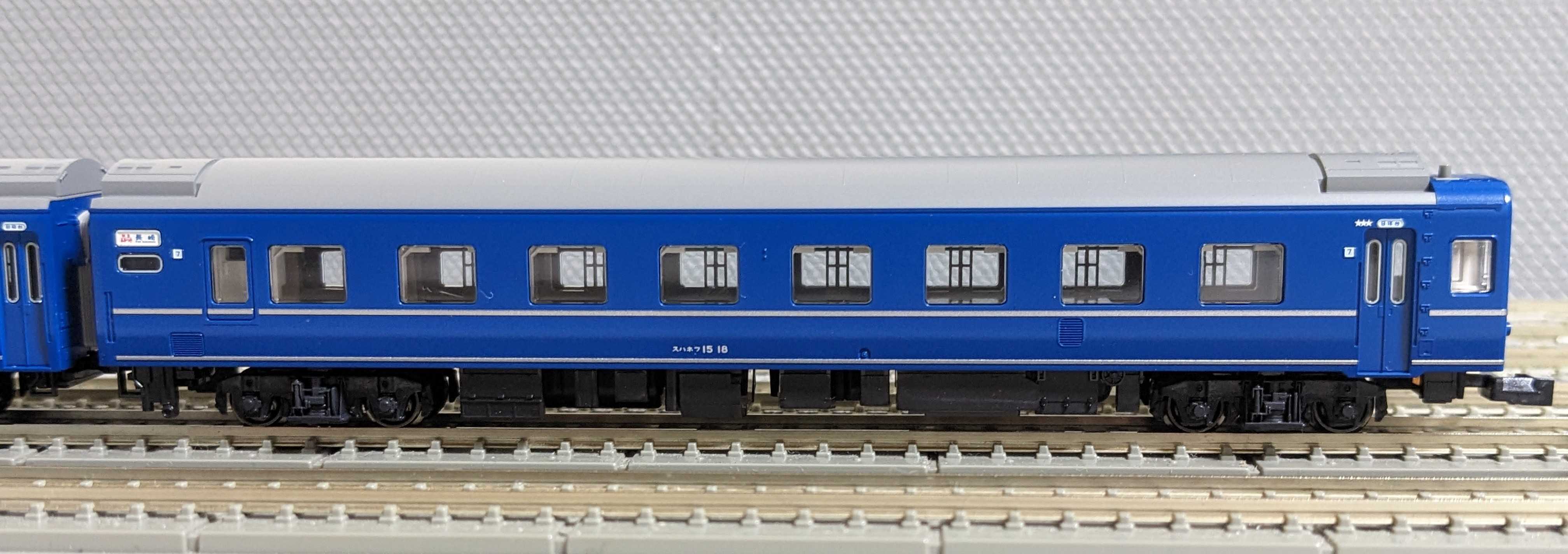 🔴入線 kato 10-1360 14系15形 寝台特急「あかつき」長崎編成7両ｾｯﾄ