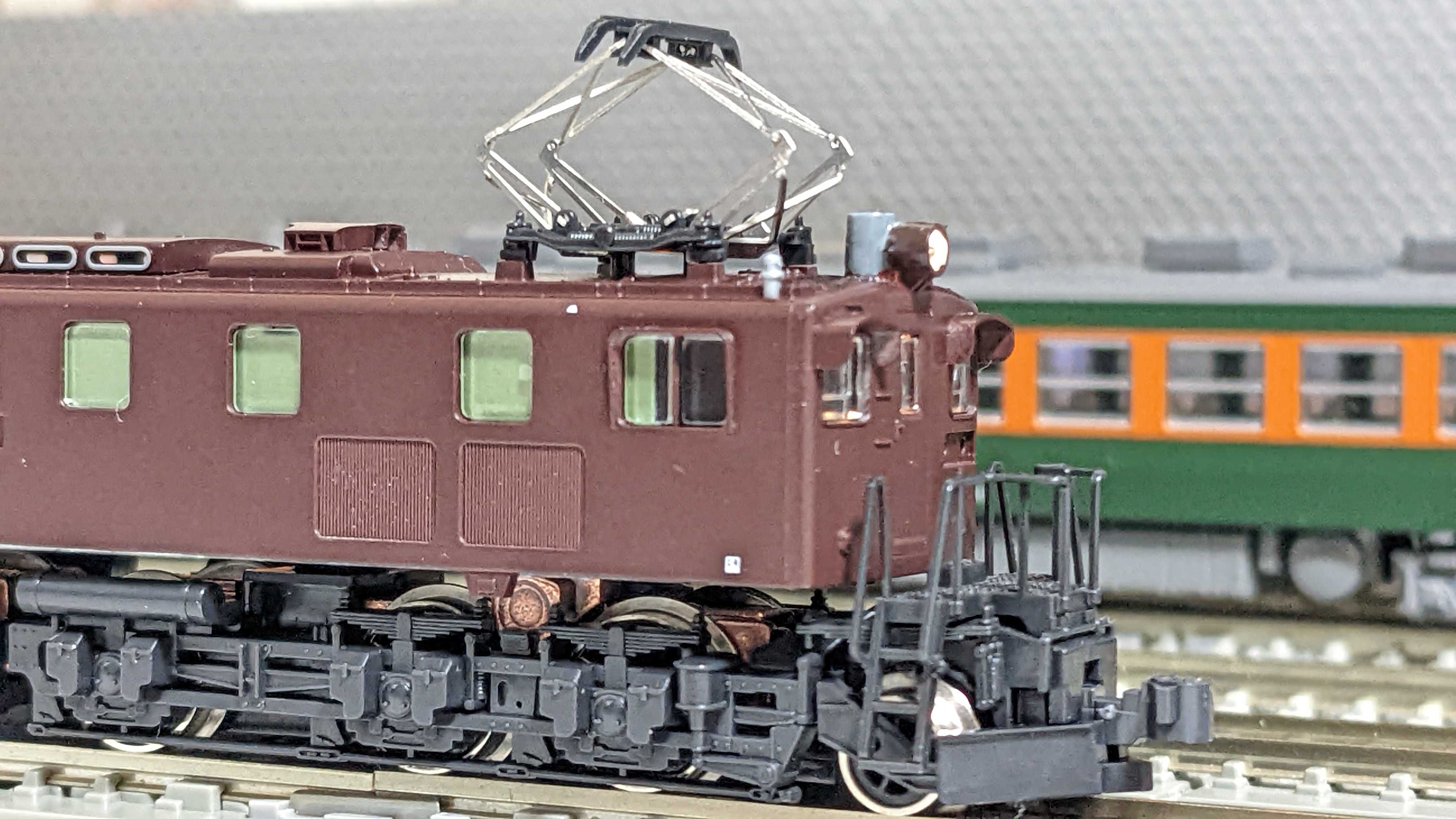 🔵🔧kato 3008 EF15 入線 2両目 ③全検 出場試運転 - 竹ノ塚総合車両