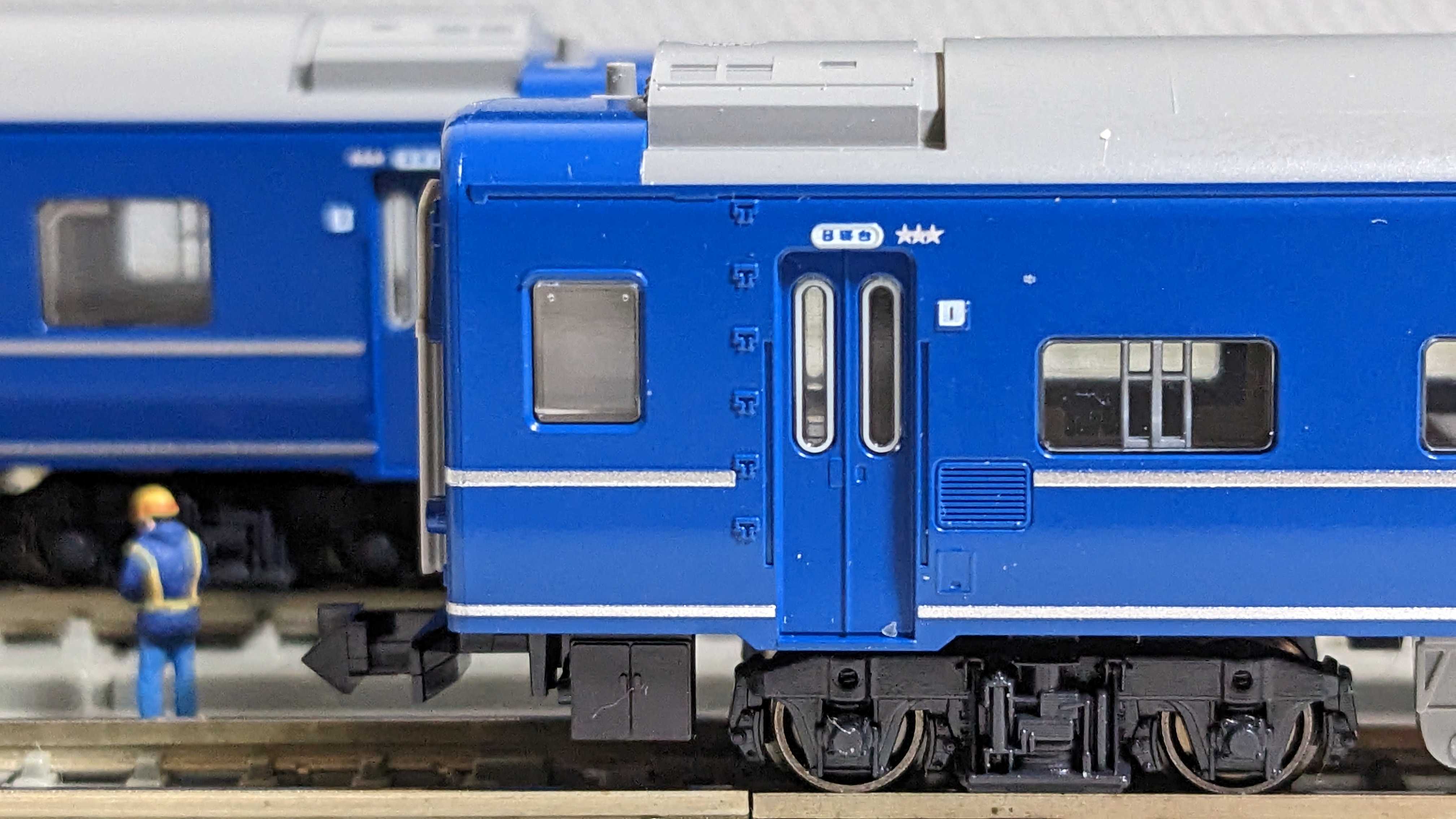 🔴入線 kato 10-1360 14系15形 寝台特急「あかつき」長崎編成7両ｾｯﾄ