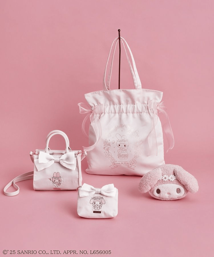 マイメロディ MyMelody メゾンドフルール いちご新聞 マスコットチャーム