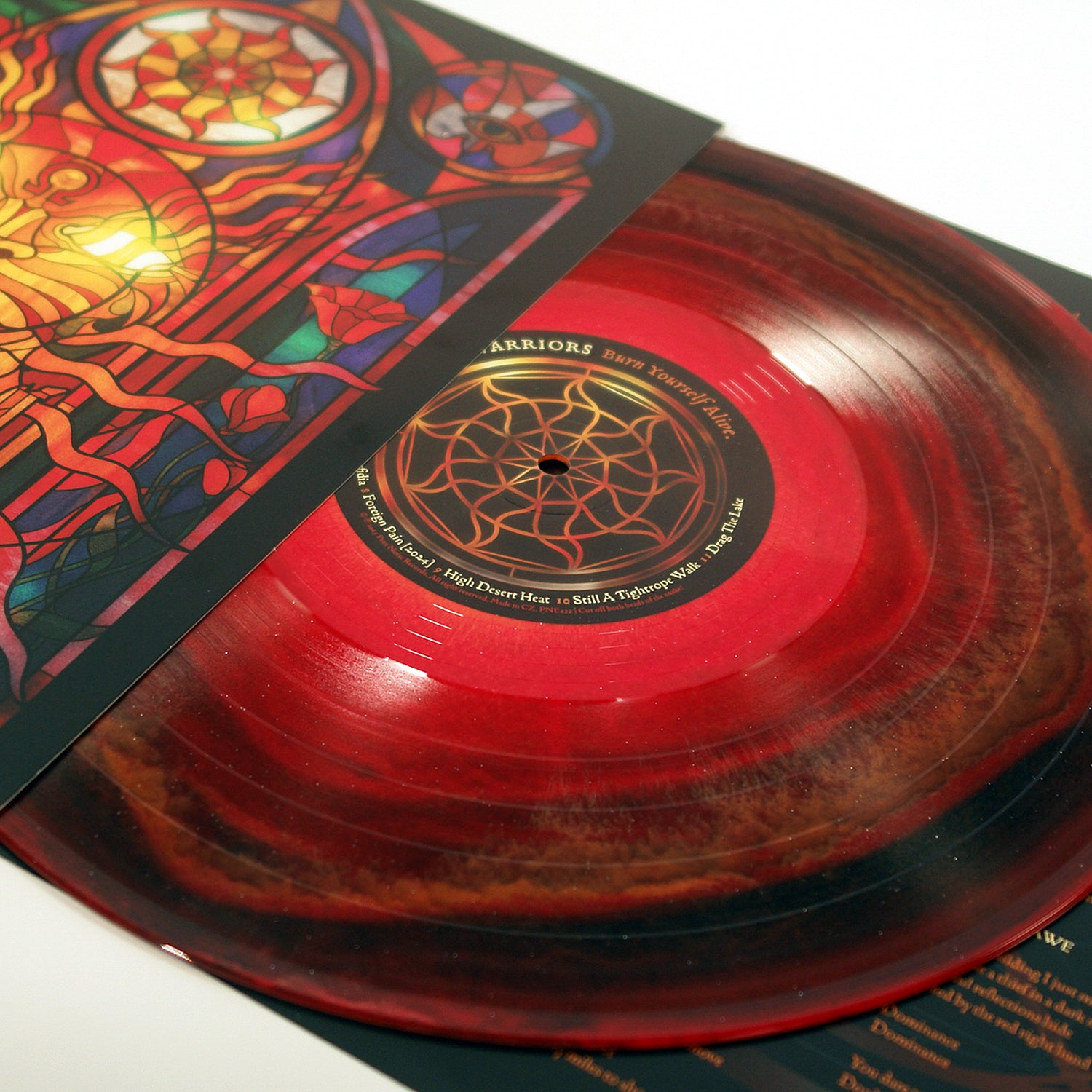 Burn Yourself Alive. - Orange In Red In Black Glitter LP – Pure