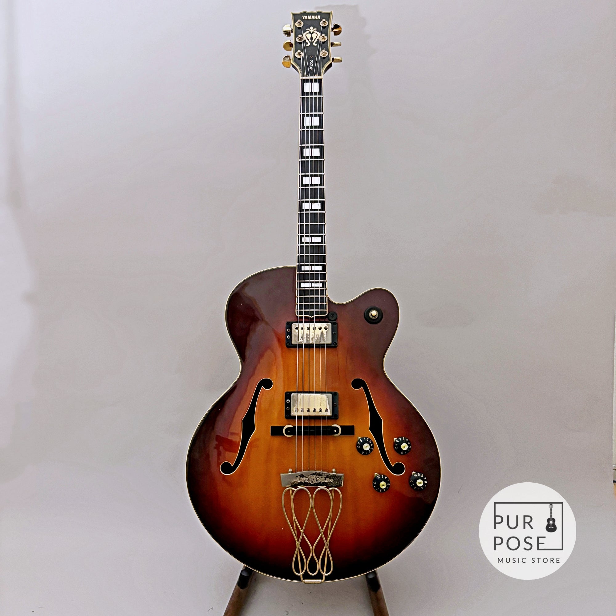 中古/動画あり】YAMAHA AE1200 バイサウンド搭載 フルアコ 1983年製