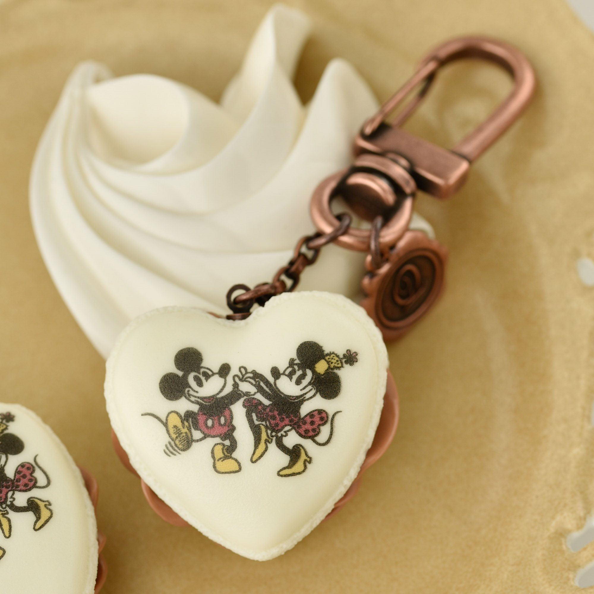 シンデレラ/ピンクドレスマカロン バッグチャーム【ディズニー