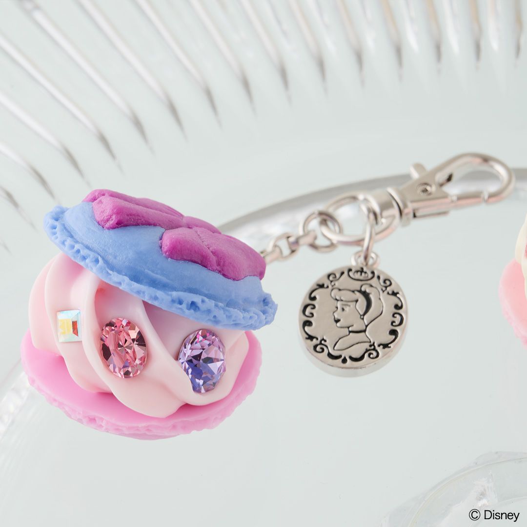 シンデレラ/ピンクドレスマカロン バッグチャーム【ディズニー