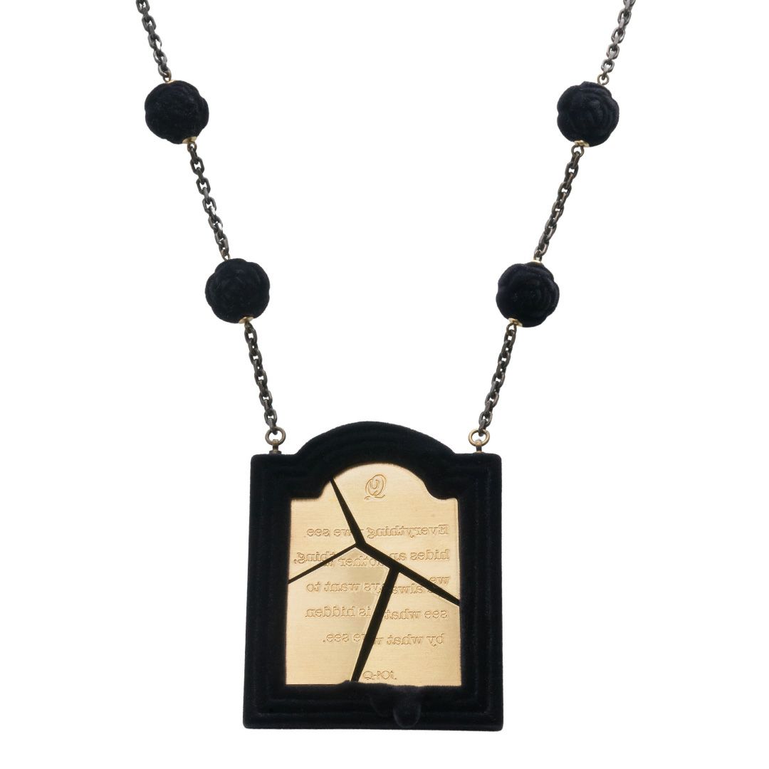 ベルゼバブ ダークチョコレートミラー ネックレス【グランブルー