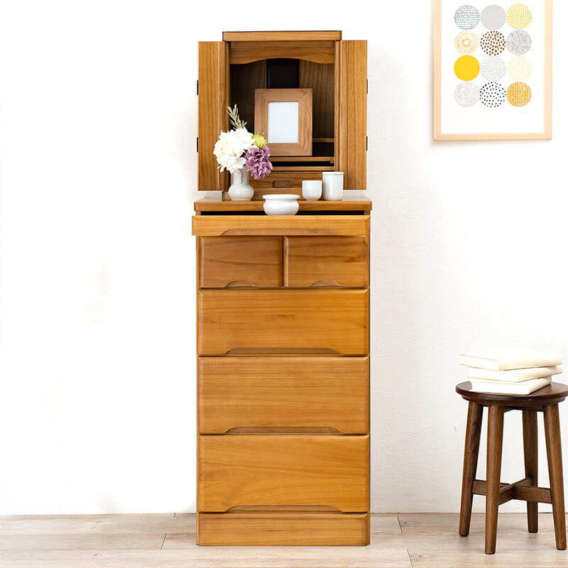 仏壇チェスト 完成品 [高さ45/70/90] | キャビネット・チェスト