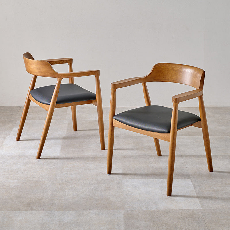 生地が選べるダイニングチェア 肘掛けなし 完成品 Calmo [1脚/2脚/4脚