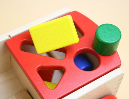 木のおもちゃ カルテット / N車付きポストボックス｜ドイツ・ニック社