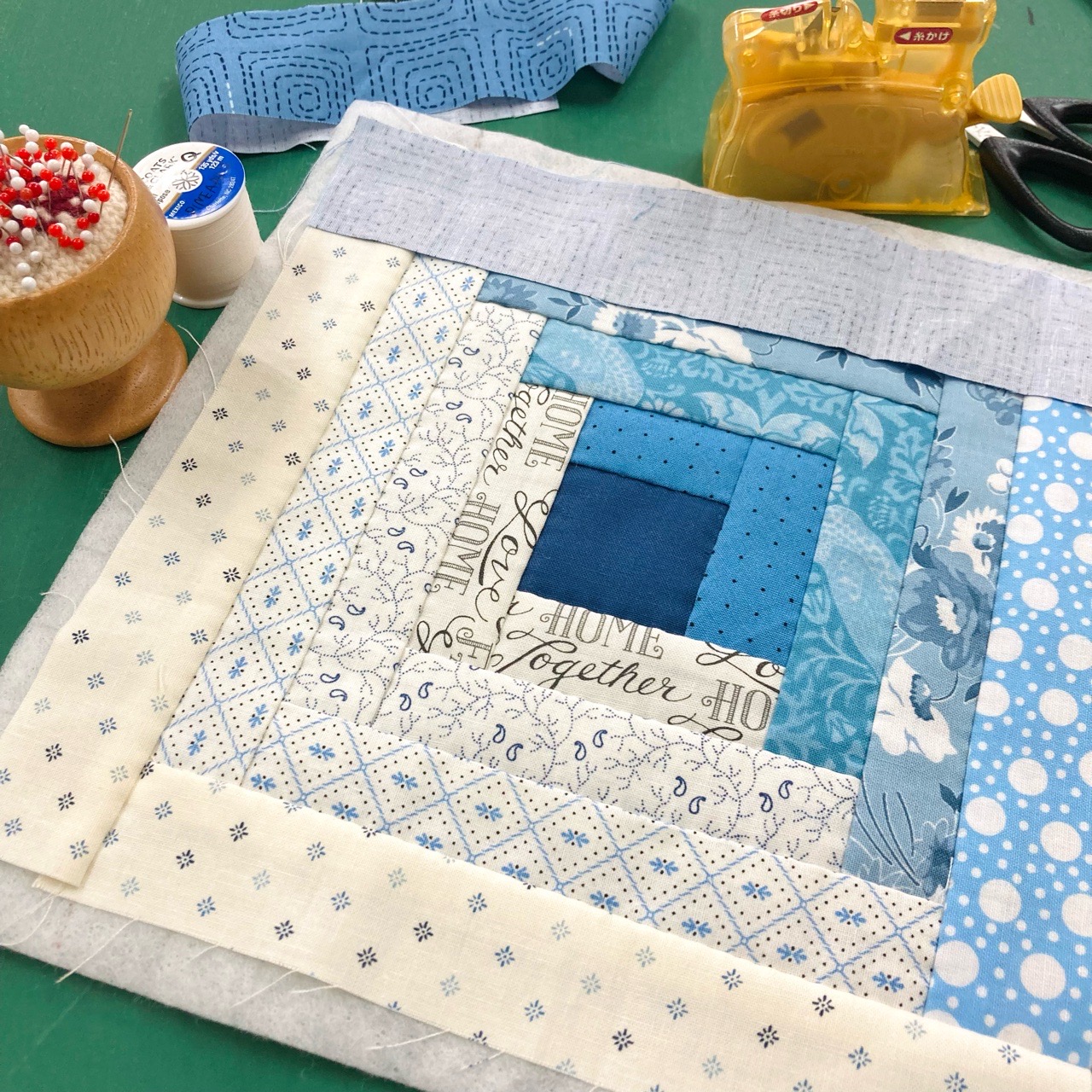 ログキャビンのポーチ | Quilt Shop PINEAPPLE