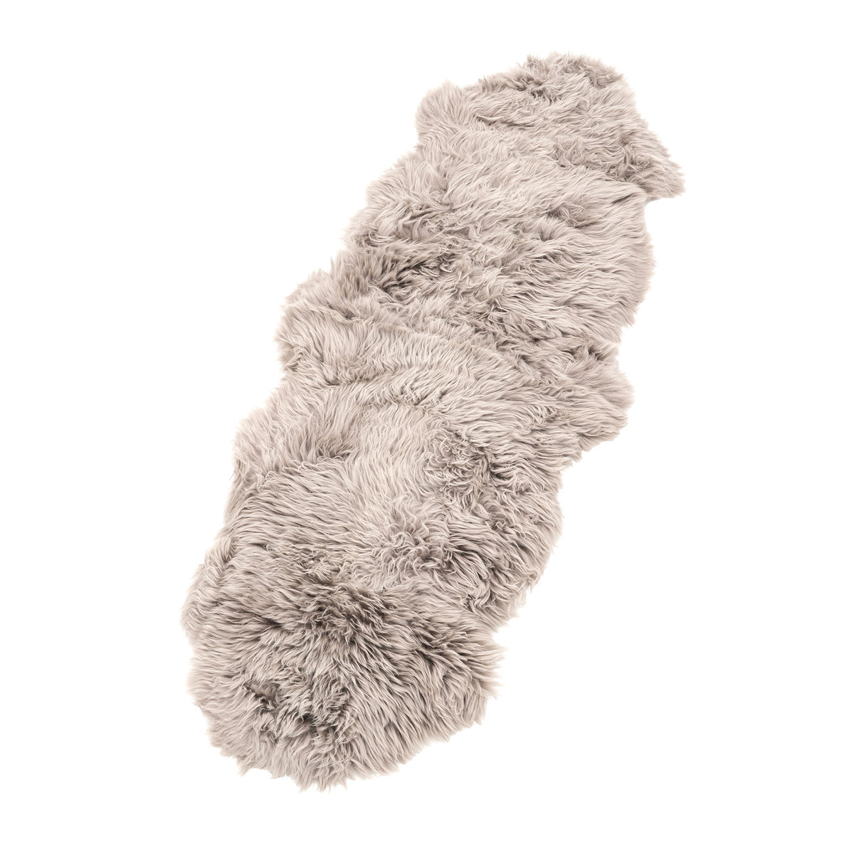 洗える長毛リアルムートンラグ約55x170cm 毛足約6cm - QVC.jp