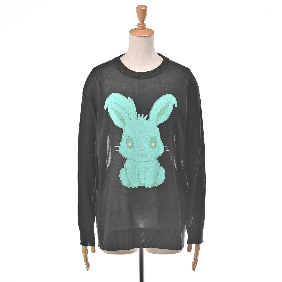 PERSONS シアーラビット柄ニット パーソンズ（PERSONS） - QVC.jp