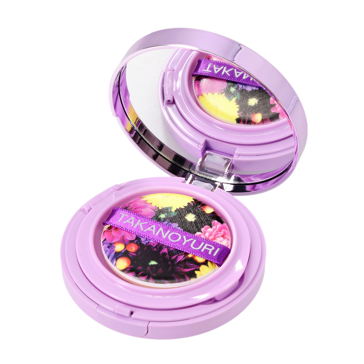 たかの友梨エステファクト フラワーパクトケース＋レフィル2個 たかの