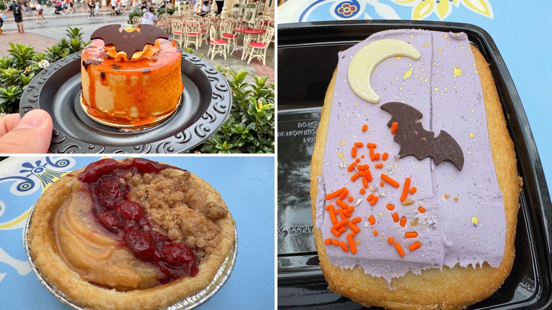 New Pear Cherry Cheese Crumble, Improved Caramel Apple Cheesecake