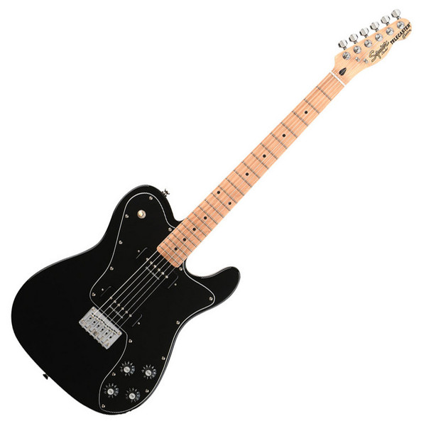 DISC Squier by Fender Modified Tele Custom II P90 Guitar, Black at