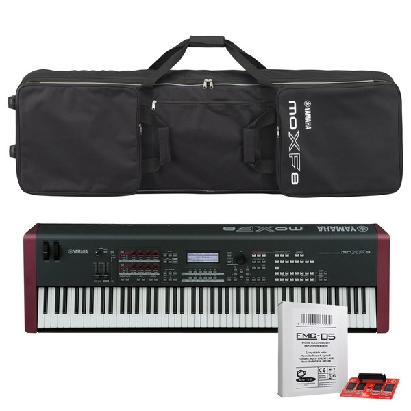 Yamaha MOXF8 Synthesizer with Bag and Expansion Card at Gear4music