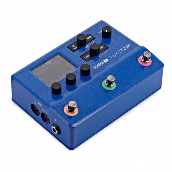 Line 6 Helix HX Stomp Multi-Effects Pedal Ltd Ed, Blue at Gear4music