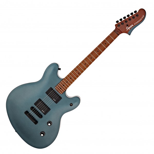 Squier Contemporary Active Starcaster, Gunmetal Metallic at Gear4music