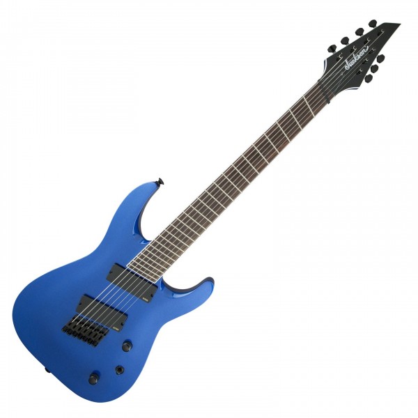 Jackson X Series SLAT7 FF Soloist 7-String, Metallic Blue at