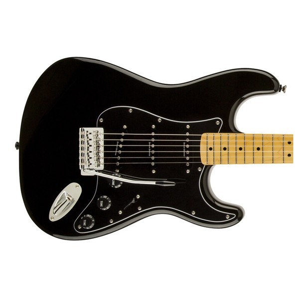 Squier by Fender Vintage Modified 70s Stratocaster Guitar, Black