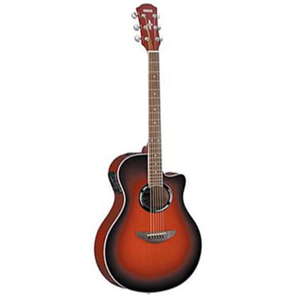 DISC Yamaha APX500 Electro Acoustic Guitar, Dark Red Burst at