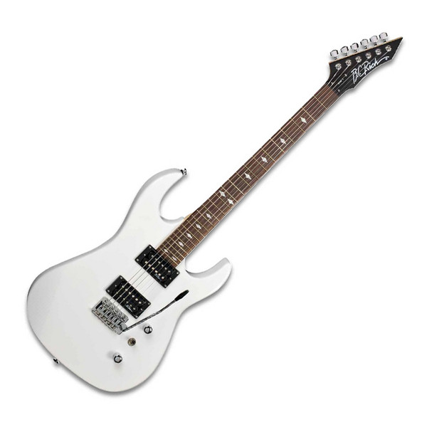DISC BC Rich ASM One Electric Guitar, White at Gear4music