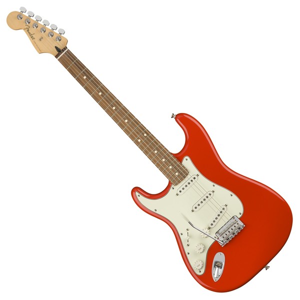 Fender Player Stratocaster PF Left Handed, Sonic Red at Gear4music