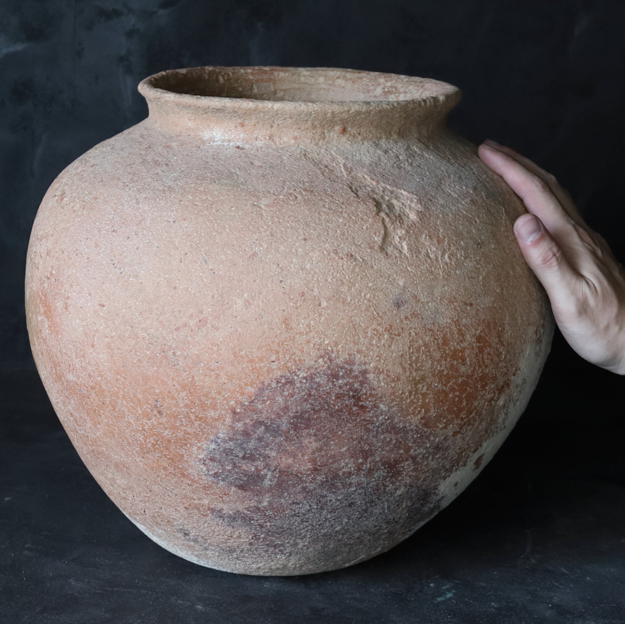 鎌倉–室町時代 グスク式土器 大壺（1185–1573CE） | 入蘆花（ロカニイル）