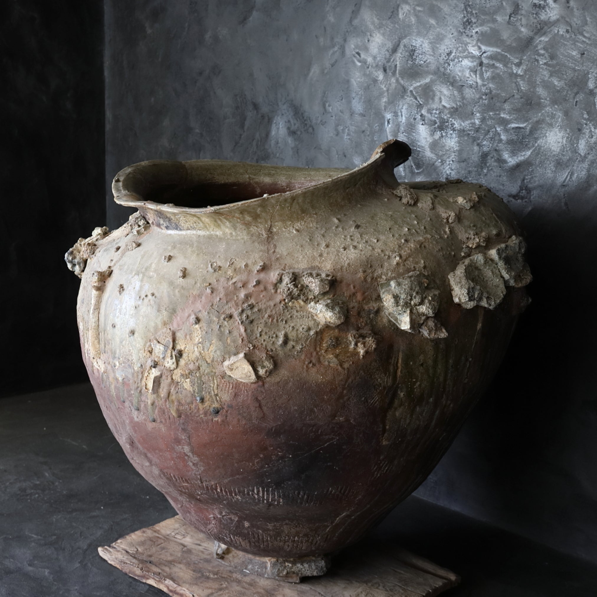 平安時代 古常滑 大壺 引き取り限定（794–1185 CE） | 入蘆花