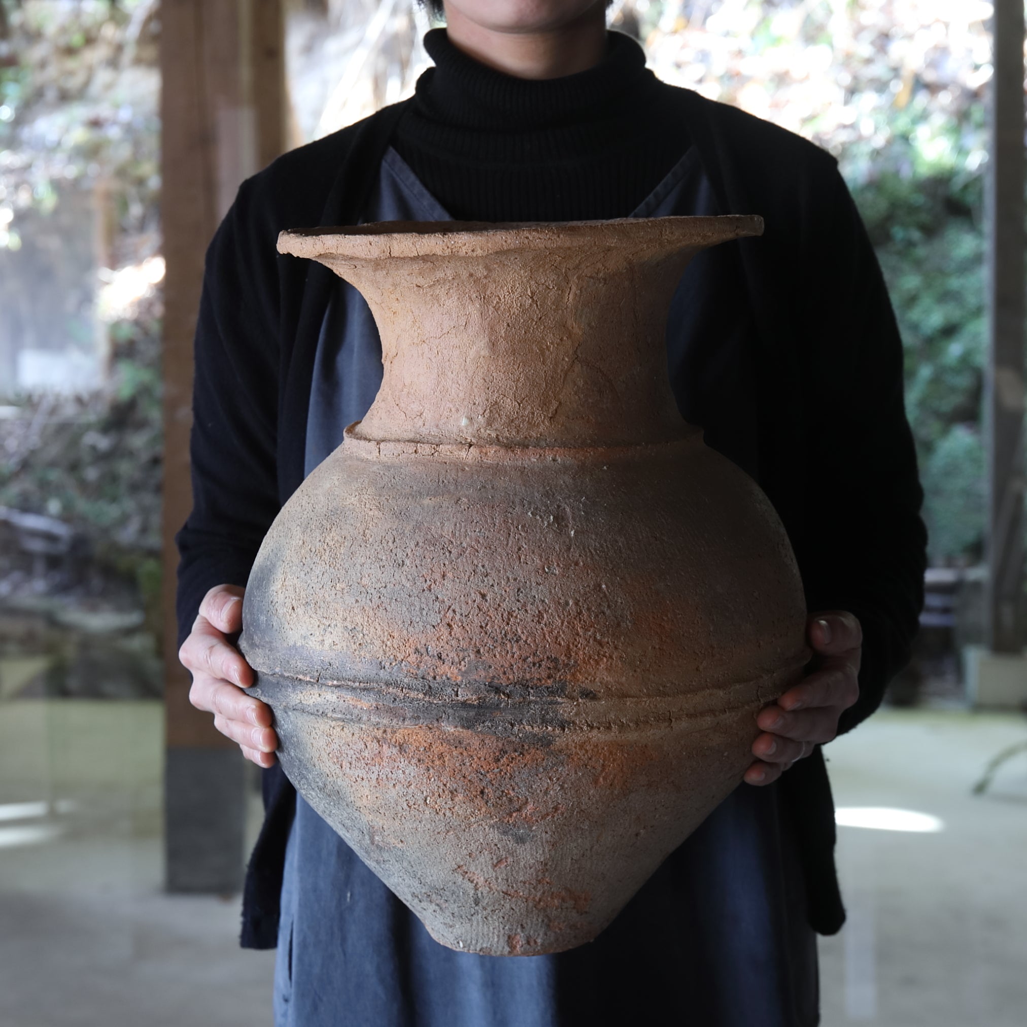 弥生時代 土器 装飾付深鉢 b（300 BCE–250 CE） | 入蘆花（ロカニイル）